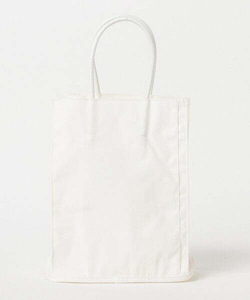 bpr BEAMS(ビーピーアール ビームス )の「ROOTOTE / RO.A5.TOFU-2B スクエア バッグ(トートバッグ・レディース・ホワイト/ブラック・ONE SIZE)」の6枚目の写真