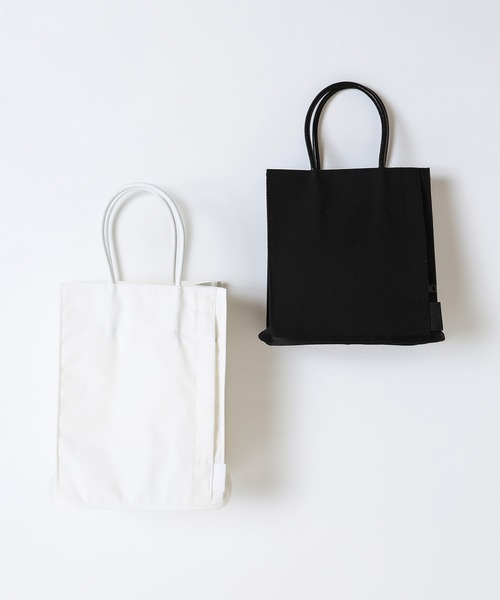 bpr BEAMS(ビーピーアール ビームス )の「ROOTOTE / RO.A5.TOFU-2B スクエア バッグ(トートバッグ・レディース・ホワイト/ブラック・ONE SIZE)」の13枚目の写真