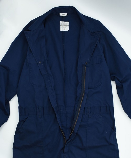 MILITARY(ミリタリー)の「【ヴィンテージ古着】’91 U.S.NAVY ユーティリティ カバーオール(つなぎ/オールインワン・メンズ・ネイビー・X-LARGE)」の3枚目の写真