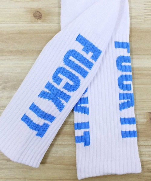 HUF（ハフ）の「サイドワインダー クルーソックス 靴下 SIDEWINDER CREW SOCK（ソックス/靴下・メンズ・ホワイト/ブラック・O/S）」の3枚目の写真