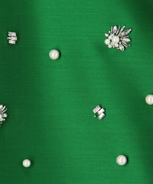 FLICKA(フリッカ)の「【別注】FLICKA for TOMORROWLAND with bijou トップス(シャツ/ブラウス・レディース・グリーン系その他/ブラック系その他・1)」の5枚目の写真