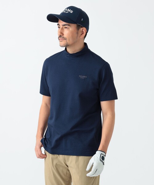 定価2.2万 BEAMS GOLF タートルネック ニット/ゴルフ/XL/紺 定価2.2万 BEAMS GOLF タートルネック ニット/ゴルフ/XL/紺