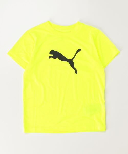 PUMA（プーマ）の「プーマ PUMA TAD ESS キャット ロゴ Tシャツ B_（Tシャツ/カットソー・キッズ・イエロー/ブラック・120cm/130cm/140cm/150cm/160cm）」の2枚目の写真