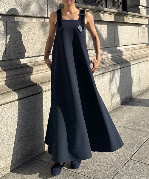JENNE(ジェンヌ)の「肩ベロアリボンワンピース(ワンピース・レディース・ネイビー/ブラック・SMALL/MEDIUM/LARGE)」の21枚目の写真