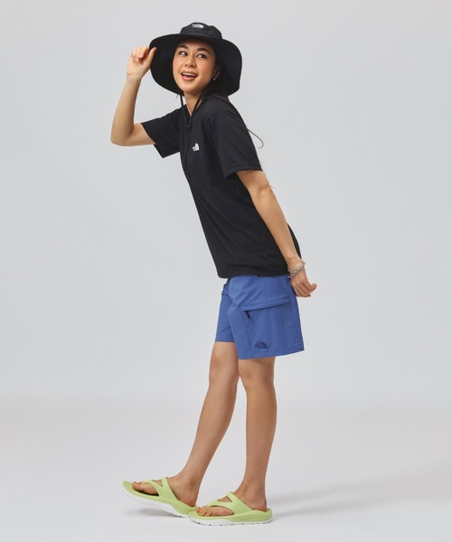 THE NORTH FACE(ザノースフェイス)の「ザ ノース フェイス THE NORTH FACE Mountain Color Short マウンテンカラーショーツ(その他パンツ・レディース・グリーン/ダークグレー/パープル・M/L/XL/S)」の8枚目の写真