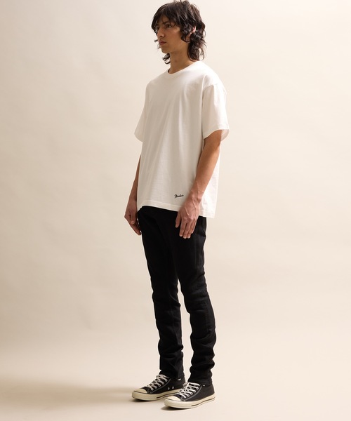 NUMBER (N)INE（ナンバーナイン）の「BASIC HEM PRINTED T-SHIRT / ベーシック ワンポイント ロゴプリント Tシャツ（Tシャツ/カットソー・メンズ・グレー/ブラック/ホワイト・M/L/XL）」の6枚目の写真