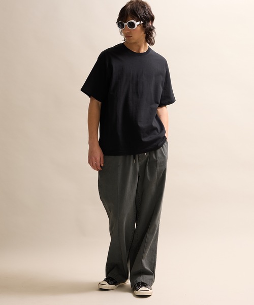 NUMBER (N)INE（ナンバーナイン）の「BASIC HEM PRINTED T-SHIRT / ベーシック ワンポイント ロゴプリント Tシャツ（Tシャツ/カットソー・メンズ・グレー/ブラック/ホワイト・M/L/XL）」の10枚目の写真