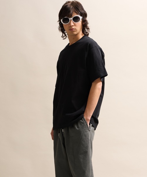 NUMBER (N)INE（ナンバーナイン）の「BASIC HEM PRINTED T-SHIRT / ベーシック ワンポイント ロゴプリント Tシャツ（Tシャツ/カットソー・メンズ・グレー/ブラック/ホワイト・M/L/XL）」の9枚目の写真