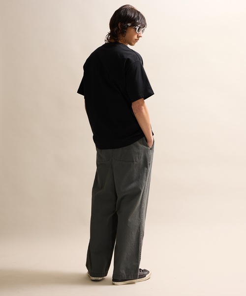 NUMBER (N)INE（ナンバーナイン）の「BASIC HEM PRINTED T-SHIRT / ベーシック ワンポイント ロゴプリント Tシャツ（Tシャツ/カットソー・メンズ・グレー/ブラック/ホワイト・M/L/XL）」の11枚目の写真