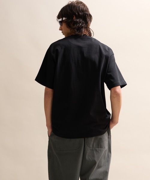 NUMBER (N)INE（ナンバーナイン）の「BASIC HEM PRINTED T-SHIRT / ベーシック ワンポイント ロゴプリント Tシャツ（Tシャツ/カットソー・メンズ・グレー/ブラック/ホワイト・M/L/XL）」の12枚目の写真