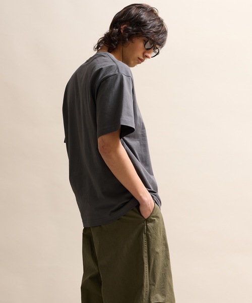 NUMBER (N)INE（ナンバーナイン）の「BASIC HEM PRINTED T-SHIRT / ベーシック ワンポイント ロゴプリント Tシャツ（Tシャツ/カットソー・メンズ・グレー/ブラック/ホワイト・M/L/XL）」の15枚目の写真