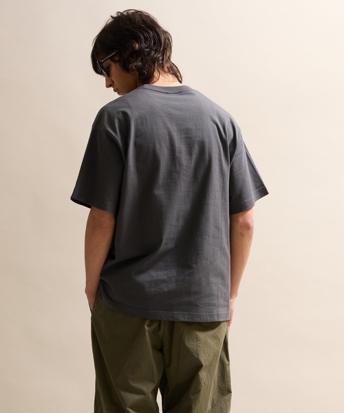 NUMBER (N)INE（ナンバーナイン）の「BASIC HEM PRINTED T-SHIRT / ベーシック ワンポイント ロゴプリント Tシャツ（Tシャツ/カットソー・メンズ・グレー/ブラック/ホワイト・M/L/XL）」の16枚目の写真