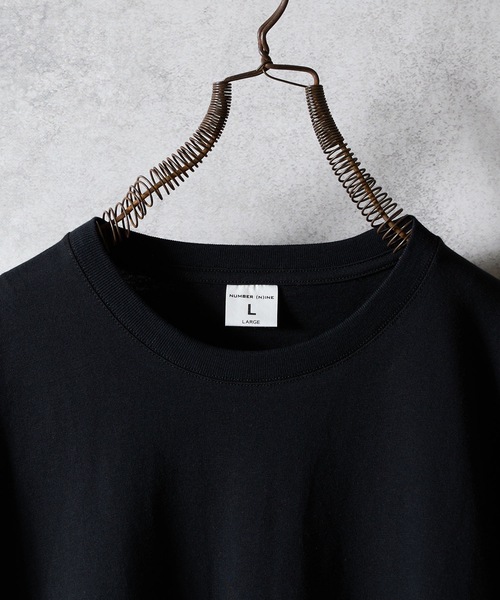 NUMBER (N)INE（ナンバーナイン）の「BASIC HEM PRINTED T-SHIRT / ベーシック ワンポイント ロゴプリント Tシャツ（Tシャツ/カットソー・メンズ・グレー/ブラック/ホワイト・M/L/XL）」の21枚目の写真