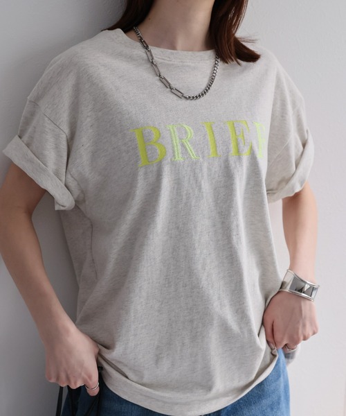 セール】【選べるデザイン】部分刺繍ロゴTシャツ/箔プリント（T