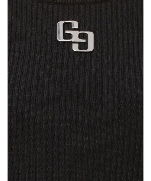 GYDA(ジェイダ)の「GGプレートハーフスリーブLONGニットワンピース(ワンピース・レディース・グレー/ブラック・FREE)」の10枚目の写真