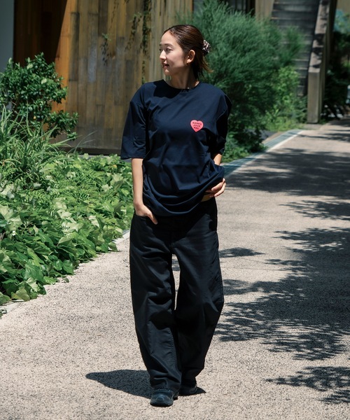 BANKS（バンクス）の「DESIGN TEE/BANKS JOURNAL(バンクスジャーナル)ハートプリント半袖デザインT-シャツ（Tシャツ/カットソー・メンズ・ブルー系その他/オフホワイト/ブラック・MEDIUM/LARGE/X-LARGE）」の13枚目の写真