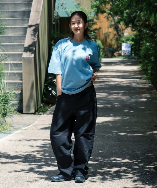 BANKS（バンクス）の「DESIGN TEE/BANKS JOURNAL(バンクスジャーナル)ハートプリント半袖デザインT-シャツ（Tシャツ/カットソー・メンズ・ブルー系その他/オフホワイト/ブラック・MEDIUM/LARGE/X-LARGE）」の18枚目の写真