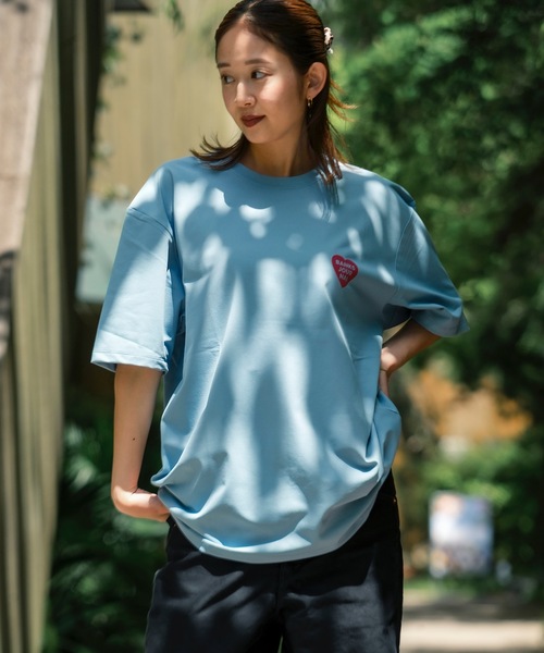 BANKS（バンクス）の「DESIGN TEE/BANKS JOURNAL(バンクスジャーナル)ハートプリント半袖デザインT-シャツ（Tシャツ/カットソー・メンズ・ブルー系その他/オフホワイト/ブラック・MEDIUM/LARGE/X-LARGE）」の20枚目の写真