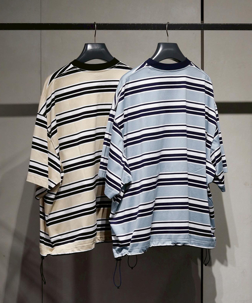 IS-NESS +81別注　BALLOON BORDER Tee イズネス 通販] is-ness(イズネス) BALLOON BORDER SHORT SLEEVE T-SHIRT