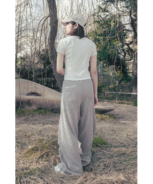 セール】HUG YOUR SKIN/ハグユアスキン/Star stitched top（T
