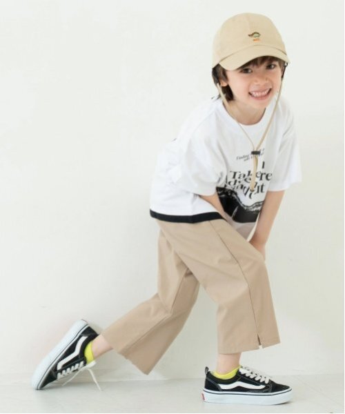 and D. petit main(アンドディープティマイン)の「コード付き刺繍CAP(キャップ・キッズ・ベージュ/ネイビー/ラベンダー・54cm/56cm)」の20枚目の写真