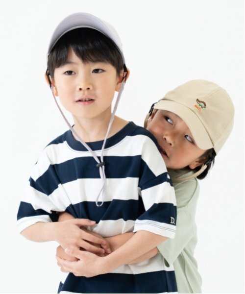 and D. petit main(アンドディープティマイン)の「コード付き刺繍CAP(キャップ・キッズ・ベージュ/ネイビー/ラベンダー・54cm/56cm)」の18枚目の写真