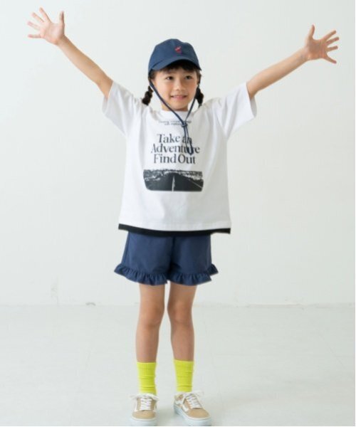 and D. petit main(アンドディープティマイン)の「コード付き刺繍CAP(キャップ・キッズ・ベージュ/ネイビー/ラベンダー・54cm/56cm)」の17枚目の写真