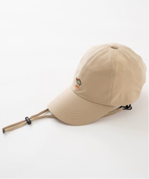 and D. petit main(アンドディープティマイン)の「コード付き刺繍CAP(キャップ・キッズ・ベージュ/ネイビー/ラベンダー・54cm/56cm)」の6枚目の写真