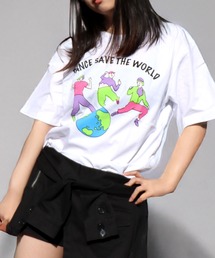 DanceSaveTheWorldメッセージTシャツ