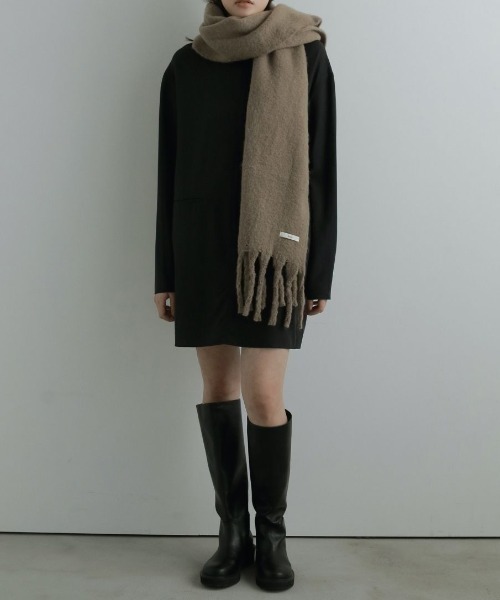 anuke（アンヌーク）の「anuke　Ecoleather Long Boots エコレザーロングブーツ/62521007（ブーツ・レディース・ブラック・38/37/36）」の4枚目の写真