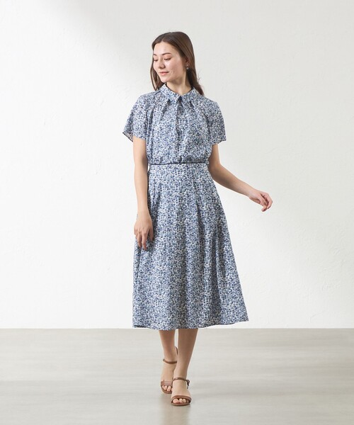 amaca（アマカ）の「Eliza's シャツカラーブラウス（シャツ/ブラウス・レディース・ピンク/ブルー系その他4・40/38）」の5枚目の写真