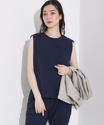 qualite | コクーンノースリーブ/夏服/オフィスカジュアル/ノースリーブトップス(タンクトップ)