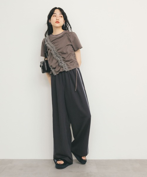 新品タグ付◆ KBF ストライプラインイージーパンツ　CHARCOAL KBF｜ストライプラインイージーパンツ | Rakuten Fashion(楽天