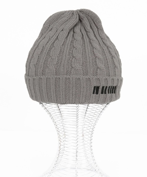 felkod(フィルコッド)の「mko12920- Barcode Embroidery Cable Knit Cap ケーブルニットキャップ(ニットキャップ/ビーニー・メンズ・ピンク系その他/グレー/ブラック×ピンク/ブラック×ホワイト・FREE)」の18枚目の写真