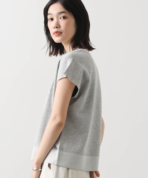 Gready Brilliant（グレディブリリアン）の「ＬＵリネン裏毛フレンチカットソー（Tシャツ/カットソー・レディース・ライトベージュ/トップグレー・38）」の8枚目の写真