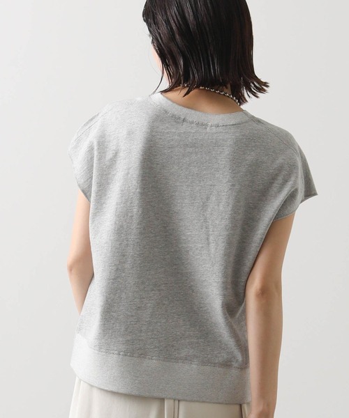 Gready Brilliant（グレディブリリアン）の「ＬＵリネン裏毛フレンチカットソー（Tシャツ/カットソー・レディース・ライトベージュ/トップグレー・38）」の9枚目の写真