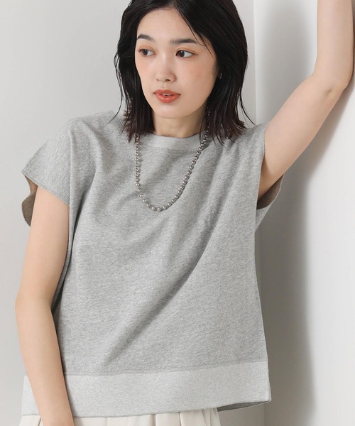 Gready Brilliant（グレディブリリアン）の「ＬＵリネン裏毛フレンチカットソー（Tシャツ/カットソー・レディース・ライトベージュ/トップグレー・38）」の11枚目の写真