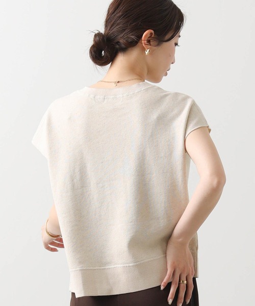 Gready Brilliant（グレディブリリアン）の「ＬＵリネン裏毛フレンチカットソー（Tシャツ/カットソー・レディース・ライトベージュ/トップグレー・38）」の18枚目の写真