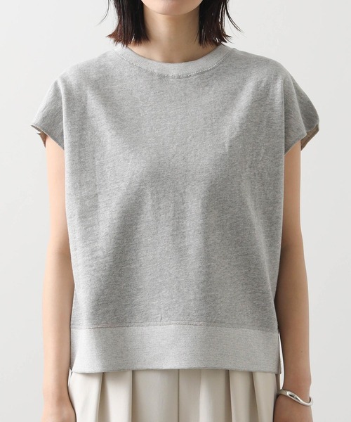 Gready Brilliant（グレディブリリアン）の「ＬＵリネン裏毛フレンチカットソー（Tシャツ/カットソー・レディース・ライトベージュ/トップグレー・38）」の20枚目の写真