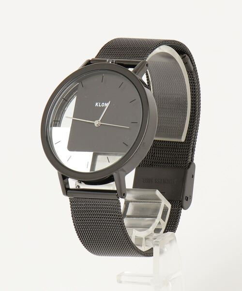 KLON INVISIBLE OVERLAPPING TILES 38mm (BLACK × SILVER)(アナログ KLON INVISIBLE OVERLAPPING TILES 38mm (BLACK × SILVER)(アナログ