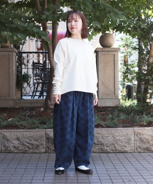 Brocante（ブロカント）の「[Brocante / ブロカント] ヴィンテージ天竺 ユニヴェルセルロンTシャツ（Tシャツ/カットソー・レディース・ブラック/ライトグレー/アイボリー・2）」の17枚目の写真