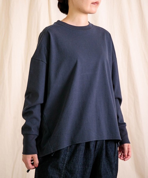 Brocante（ブロカント）の「[Brocante / ブロカント] ヴィンテージ天竺 ユニヴェルセルロンTシャツ（Tシャツ/カットソー・レディース・ブラック/ライトグレー/アイボリー・2）」の19枚目の写真