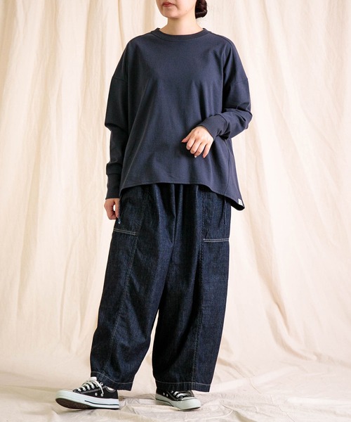 Brocante（ブロカント）の「[Brocante / ブロカント] ヴィンテージ天竺 ユニヴェルセルロンTシャツ（Tシャツ/カットソー・レディース・ブラック/ライトグレー/アイボリー・2）」の20枚目の写真