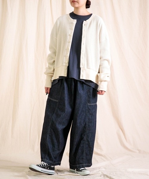 Brocante（ブロカント）の「[Brocante / ブロカント] ヴィンテージ天竺 ユニヴェルセルロンTシャツ（Tシャツ/カットソー・レディース・ブラック/ライトグレー/アイボリー・2）」の22枚目の写真