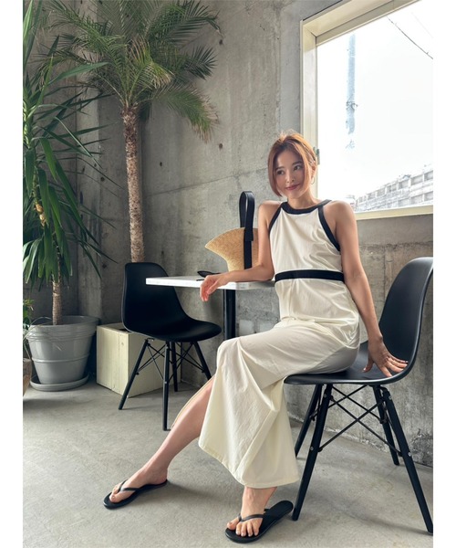 ☆キセニアブティック☆ベビーピンク☆ノースリタイトワンピ Multiway Gather Dress / TRUNC 88（トランクエイティーエイト