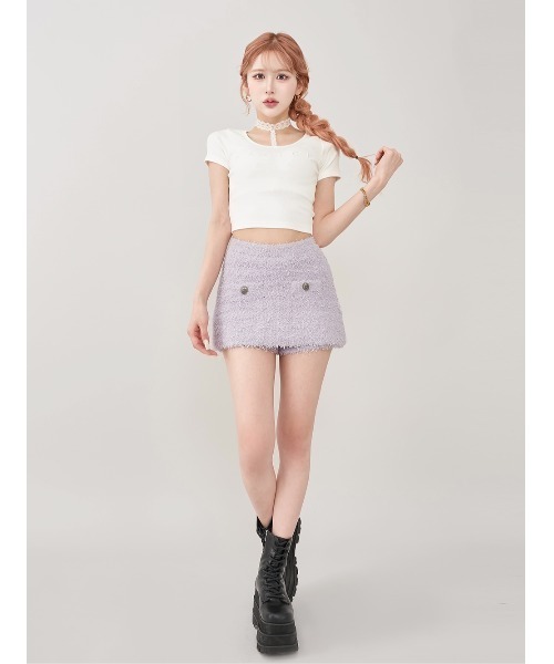 Darich カラーツイードニットセットアップ カラーツイードニットセットアップ（セットアップ）｜Darich