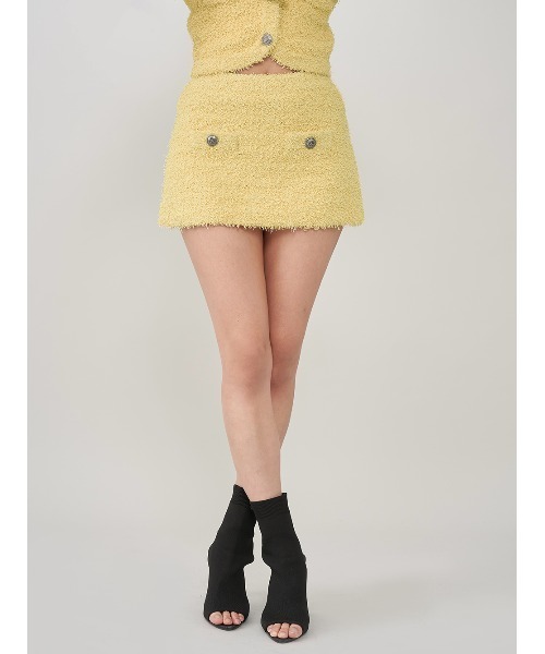 カラーツイードニットセットアップ（セットアップ）｜Darich