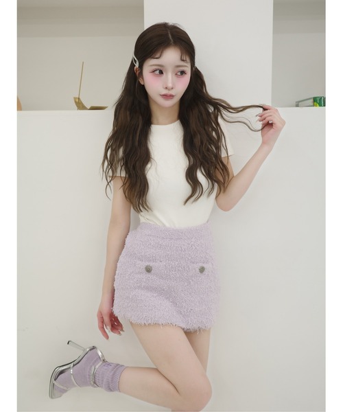 カラーツイードニットセットアップ（セットアップ）｜Darich