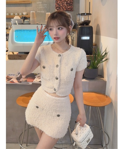 Darich カラーツイードニットセットアップ カラーツイードニットセットアップ（セットアップ）｜Darich