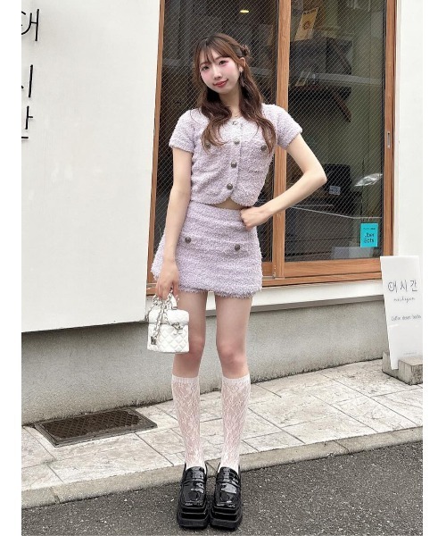 Darich カラーツイードニットセットアップ カラーツイードニットセットアップ（セットアップ）｜Darich